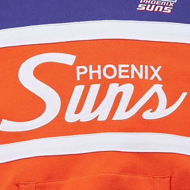 Men's Mitchell & Ness Orange/Purple Phoenix Suns Head Coach Pullover Hoodie