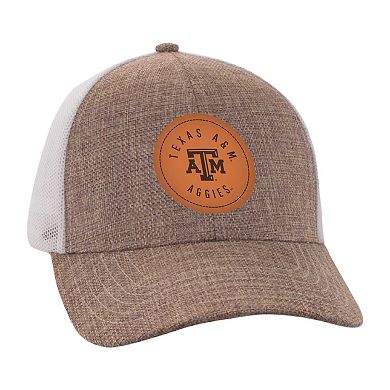 Men's Ahead Tan/White Texas A&M Aggies Pregame Adjustable Hat