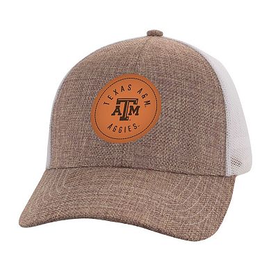 Men's Ahead Tan/White Texas A&M Aggies Pregame Adjustable Hat