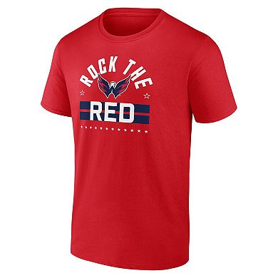 Men's Fanatics Branded Red Washington Capitals Local T-Shirt