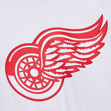 Men's Mitchell & Ness Steve Yzerman White Detroit Red Wings  1983/84 Blue Line Player Jersey