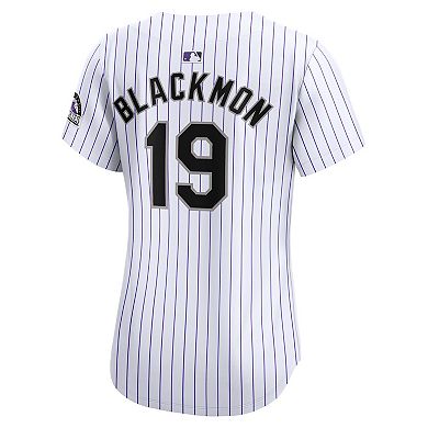 Women's Nike Charlie Blackmon White Colorado Rockies Home Limited Player Jersey