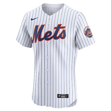 Men's Nike White New York Mets Home Elite Jersey