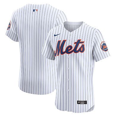 Men's Nike White New York Mets Home Elite Jersey