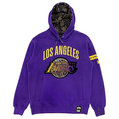 Unisex NBA x Two Hype  Purple Los Angeles Lakers Culture & Hoops Heavyweight Pullover Hoodie