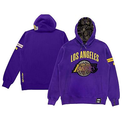 Unisex NBA x Two Hype  Purple Los Angeles Lakers Culture & Hoops Heavyweight Pullover Hoodie