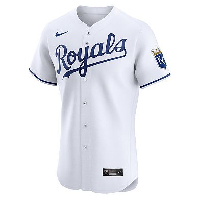 Men's Nike White Kansas City Royals Home Elite Jersey