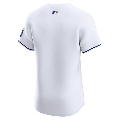 Men's Nike White Kansas City Royals Home Elite Jersey