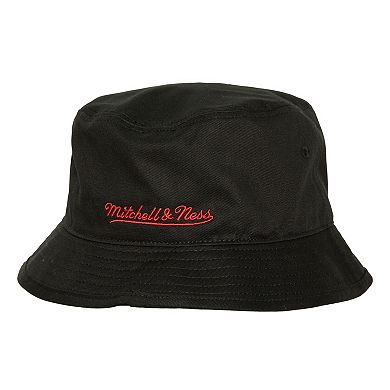 Men's Mitchell & Ness Black Chicago Bulls 20th Anniversary Bucket Hat