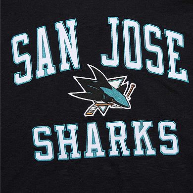 Men's Mitchell & Ness Black San Jose Sharks Legendary Slub T-Shirt