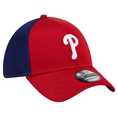 Men's New Era Red Philadelphia Phillies Neo 39THIRTY Flex Hat