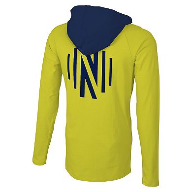 Men's Stadium Essentials Yellow Nashville SC Tradition Raglan Hoodie Long Sleeve T-Shirt