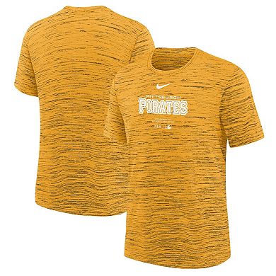 Youth Nike Gold Pittsburgh Pirates Authentic Collection Practice Performance T-Shirt