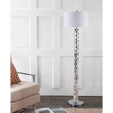 Liam Seashell Mosaic Led Floor Lamp