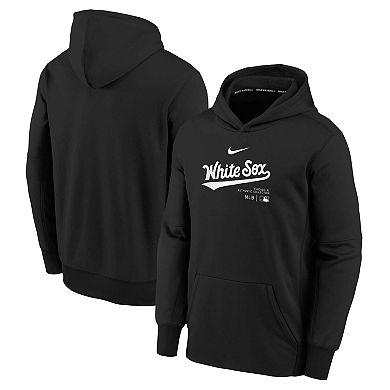 Youth Nike Black Chicago White Sox Authentic Collection Performance Pullover Hoodie