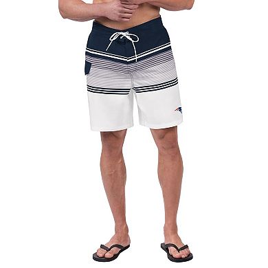 Men's G-III Sports by Carl Banks  Navy New England Patriots Jump Shot Volley Swim Trunks