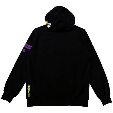 Unisex NBA x Two Hype  Black Los Angeles Lakers Culture & Hoops Heavyweight Pullover Hoodie