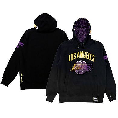 Unisex NBA x Two Hype  Black Los Angeles Lakers Culture & Hoops Heavyweight Pullover Hoodie