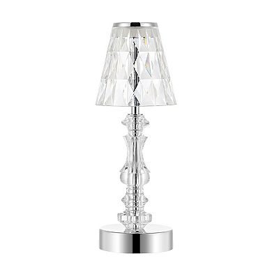 Lillian Bohemian Classic Acrylic Rechargeable Integrated Led Table Lamp