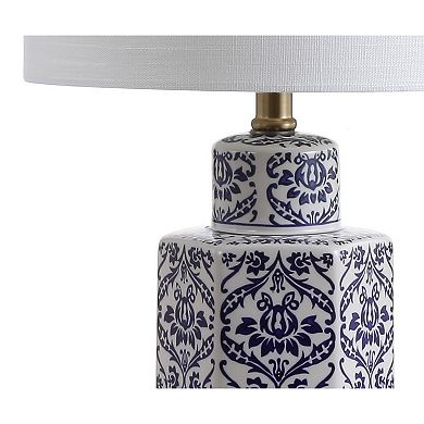Diana Ginger Jar Ceramicmetal Led Table Lamp