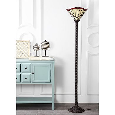 Smith Tiffany Style Torchiere Led Floor Lamp