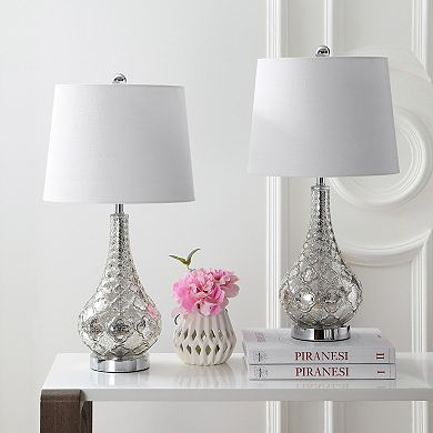 Darren Glass Led Table Lamp (set Of 2)