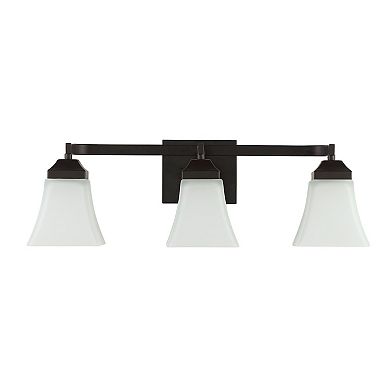 Staunton Iron/glass Modern Cottage Led Vanity Light