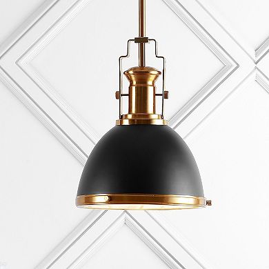 Homer Modern Industrial Iron Led Dome Pendant