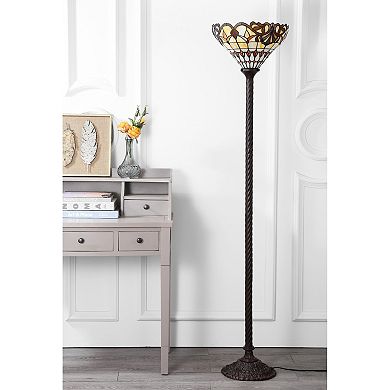 Davis Tiffany Style Torchiere Led Floor Lamp