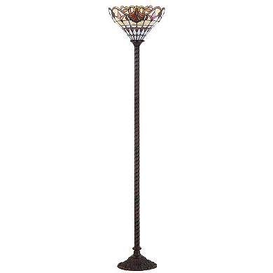 Davis Tiffany Style Torchiere Led Floor Lamp