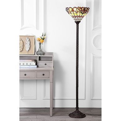 Davis Tiffany Style Torchiere Led Floor Lamp