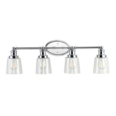 Beverly Iron/seeded Glass Classic Cottage Led Vanity Light