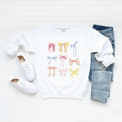 Coquette Bow Chart Sweatshirt