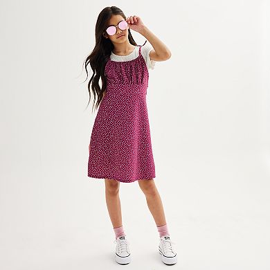 Girls 7-16 Limited Too Tee & Slip Dress Set