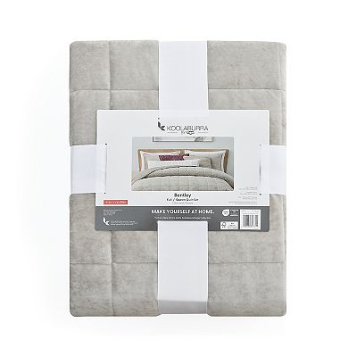 Koolaburra by UGG Bentley Velvet Quilt Set with Shams