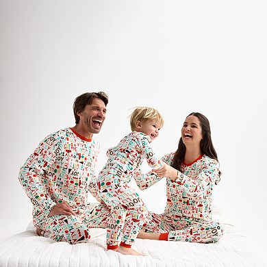 Women's Jammies For Your Families® Fa La La Pajama Top & Jogger Pajama Bottoms Set