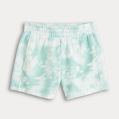 Girls 7-16 Limited Too Cozy Tie-Dye Waffle Short