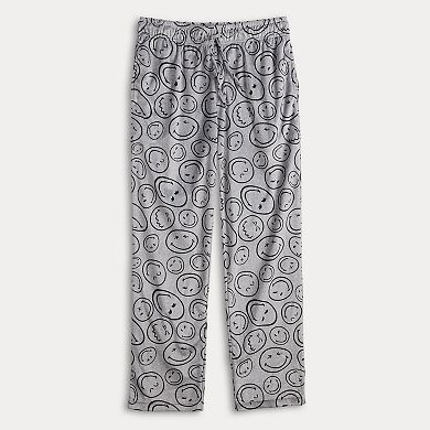 Men's Smiley Fleece Pajama Pants