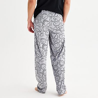 Men's Smiley Fleece Pajama Pants