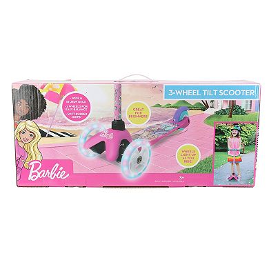 Girls Sakar Barbie Self-Balancing Light Up 3-Wheel Scooter