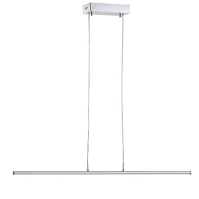 Conley 39.5" Adjustable Integrated Led Metal Linear Pendant, Brass Gold