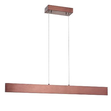 Draper Dimmable Adjustable Integrated Led Metal Linear Pendant