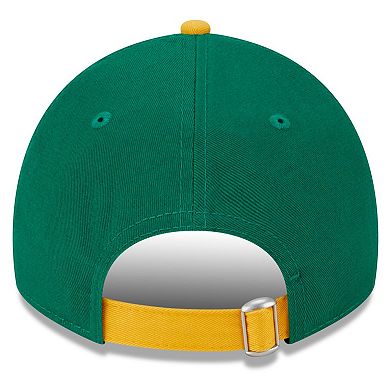 Youth New Era  Kelly Green Oakland Athletics 2024 Batting Practice 9TWENTY Adjustable Hat