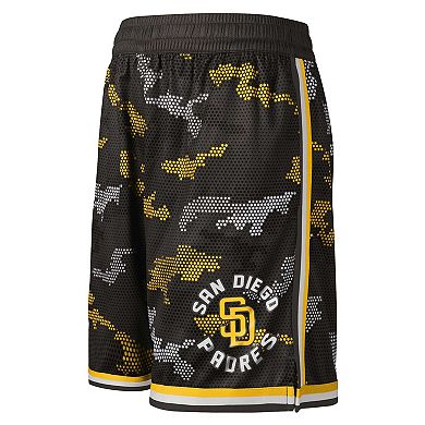 Youth Fanatics Brown San Diego Padres Tech Runner Shorts