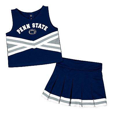 Girls Toddler Colosseum Navy Penn State Nittany Lions Carousel Cheerleader Set