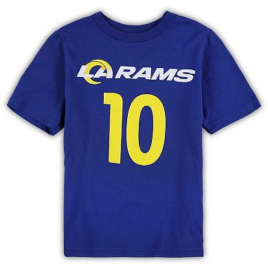 Preschool Cooper Kupp Royal Los Angeles Rams Mainliner Team Player Name & Number T-Shirt