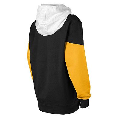 Youth Ash/Black Pittsburgh Penguins Champion League Fleece Pullover Hoodie