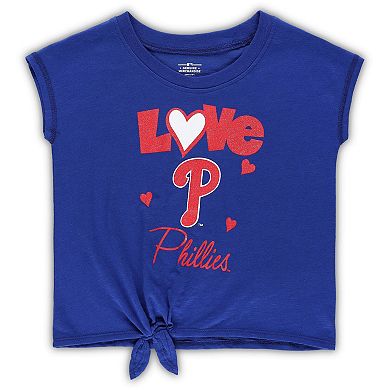 Girls Preschool Red/Royal Philadelphia Phillies Forever Love T-Shirt & Leggings Set