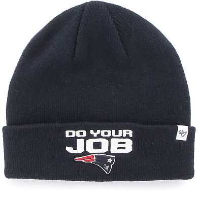 Youth '47 Navy New England Patriots Basic Cuffed Knit Hat