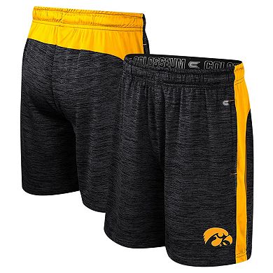 Youth Colosseum Black Iowa Hawkeyes Mayfield Shorts